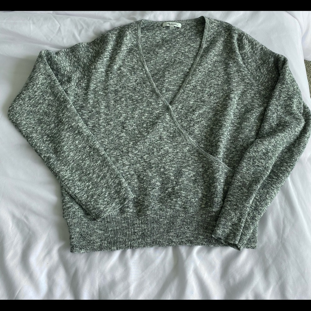 Madewell Faux Wrap Sweater